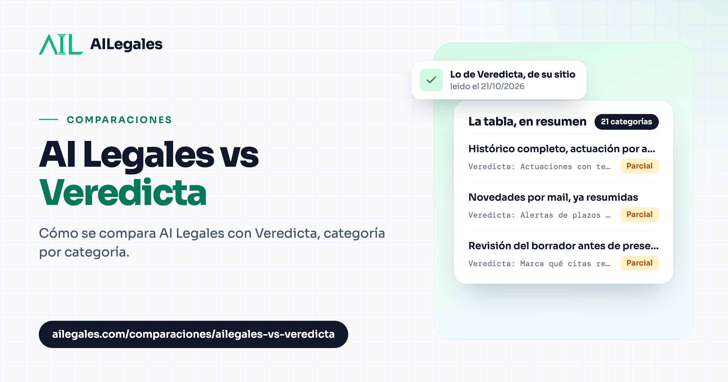 AI Legales vs Veredicta